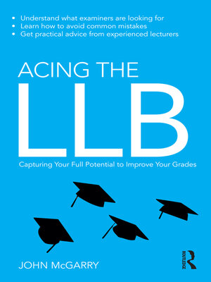 cover image of Acing the LLB